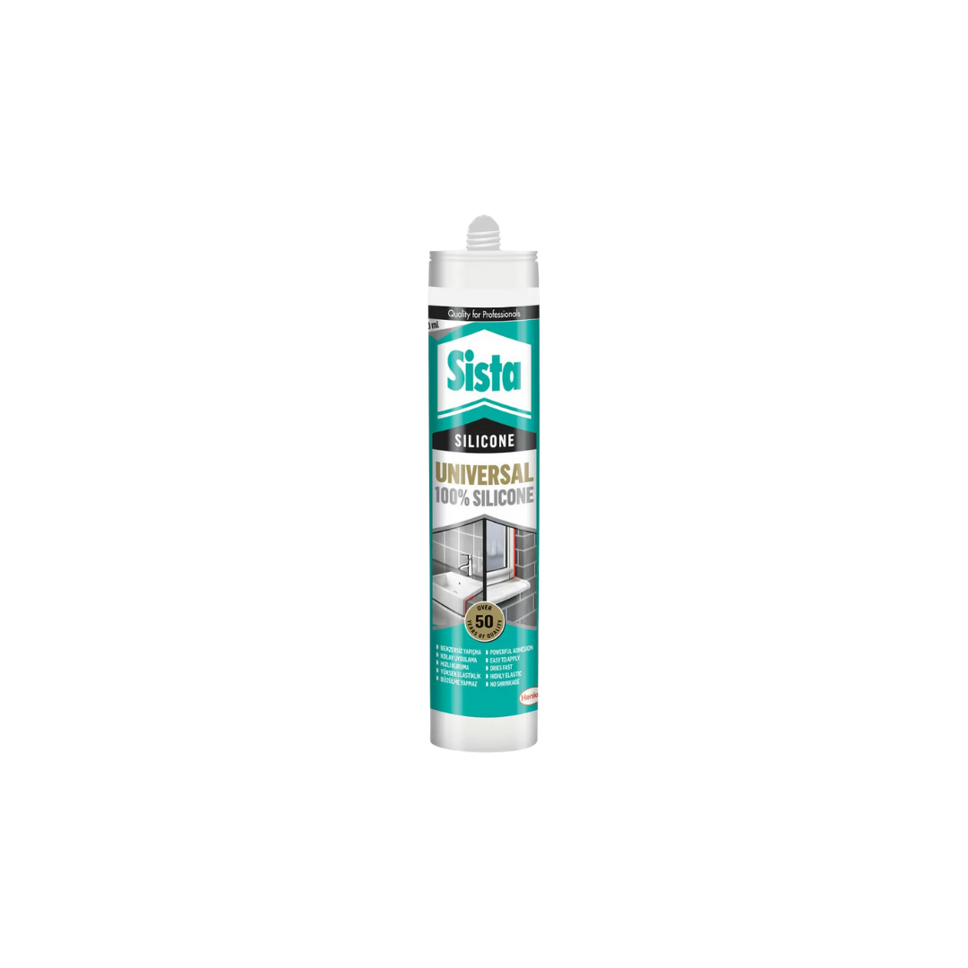 Sista Universal Beyaz Silikon – Çok Amaçlı Dolgu ve İzolasyon Silikonu 280 ml