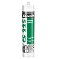 Ceresit CS 225 Şeffaf Silikon – Küf Önleyici Banyo & Mutfak Sızdırmazlık Silikonu 280 ml