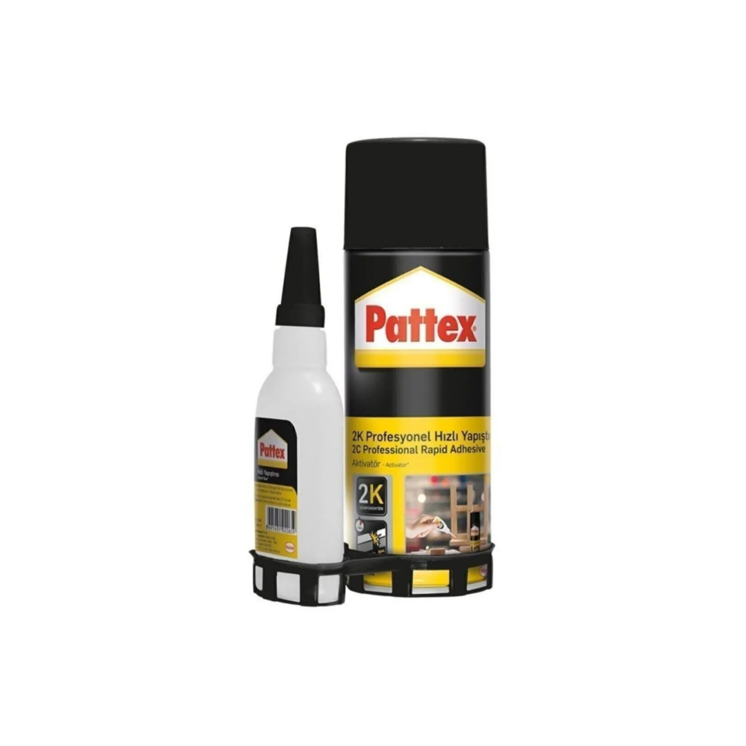 Pattex 2K Hızlı Yapıştırıcı 200 ml – Endüstriyel Tip 2 Bileşenli Poliüretan Yapıştırıcı