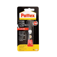 Pattex Süper Japon Yapıştırıcı – Hızlı ve Güçlü Çok Amaçlı Anında Yapıştırıcı 3gr