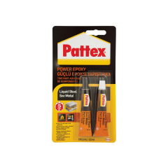 Pattex Sıvı Metal Epoksi Yapıştırıcı 2x11 ml – Metal Parça Onarımı İçin Yüksek Dayanımlı İki Bileşenli Yapıştırıcı