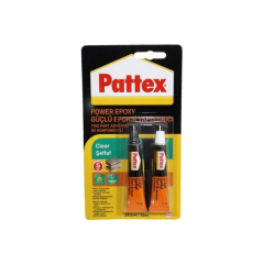 Pattex Şeffaf Epoksi Yapıştırıcı 2x11 ml – Çok Amaçlı, Yüksek Dayanımlı, İki Bileşenli Yapıştırıcı