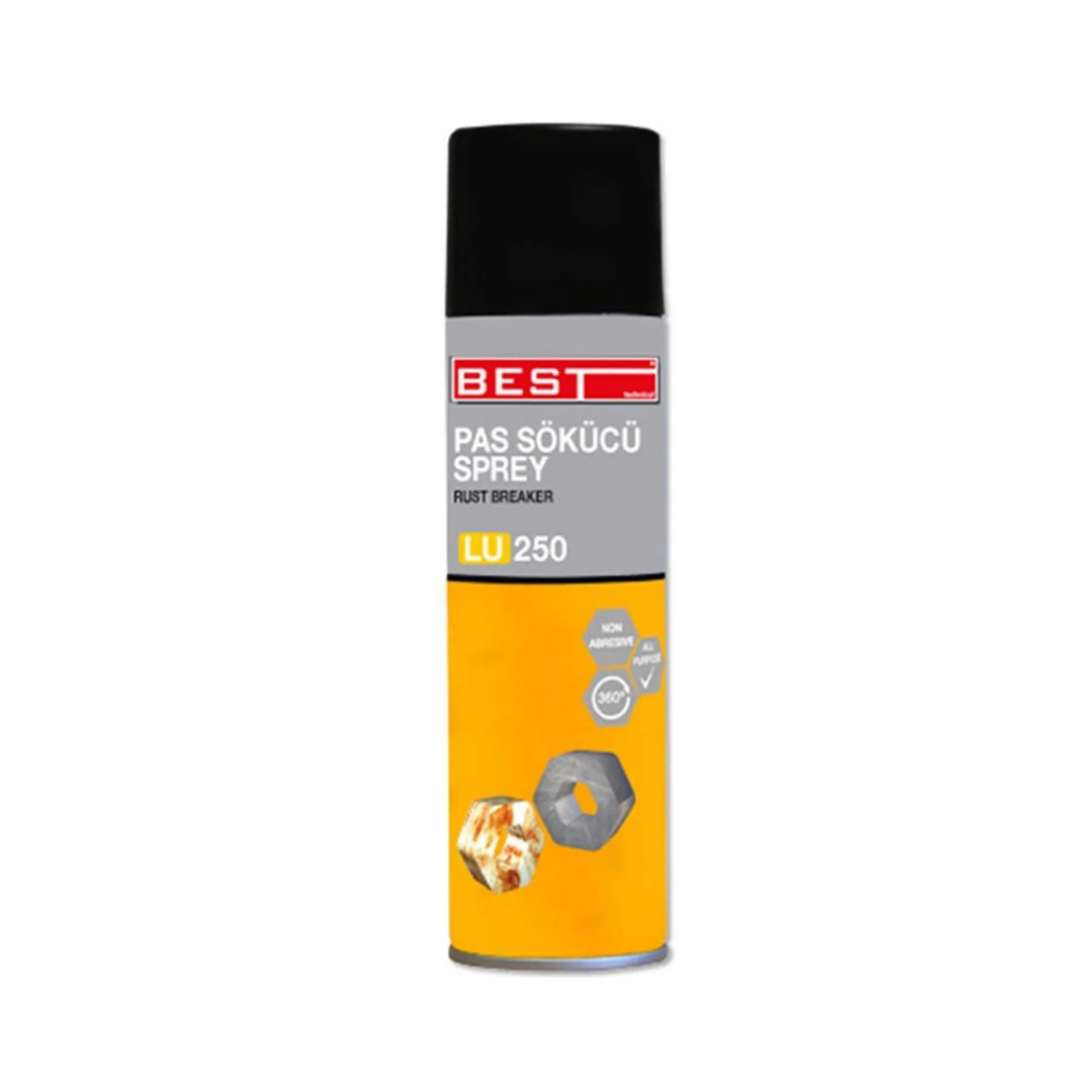 Best LU-250 Pas Sökücü Sprey – Hızlı Etkili Gevşetici, Korozyon Önleyici Yağlayıcı 250ml