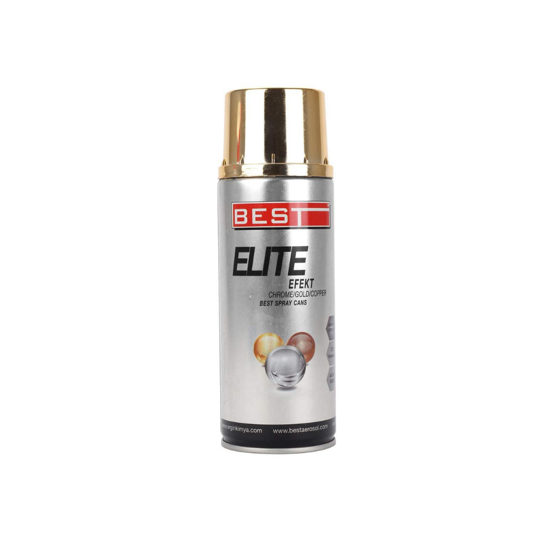 Best Altın Efekt Sprey Boya 400 ml – Parlak Altın Renkli Dekoratif Sprey Boya