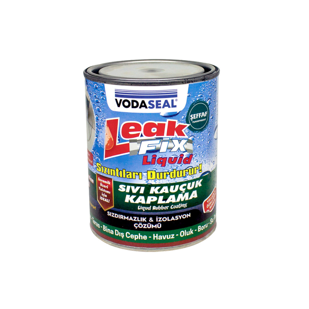 Vodaseal Leak Fix 700 gr Teneke – Şeffaf Sızdırmazlık ve Onarım Macunu