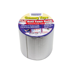 Vodaseal Gummy Tape – Ultra Güçlü Su Geçirmez Yapışkan Tamir Bandı 10 cm x 1,5 m