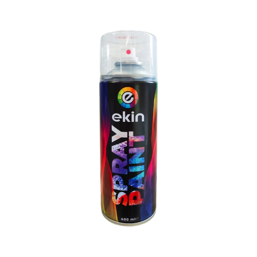 Ekin Sprey Boya 400 ml – Parlak Beyaz Renkli Hızlı Kuruyan Boya
