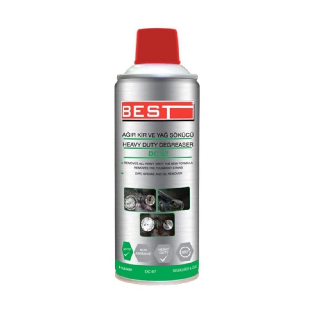 Best DC-67 Ağır Kir ve Yağ Sökücü 400 ml – Güçlü Endüstriyel Temizleyici Sprey