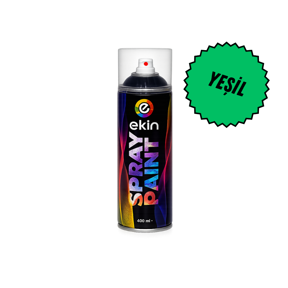 Ekin Çit Yeşili Sprey Boya 400 ml – Parlak ve Dayanıklı Renk