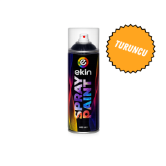 Ekin Turuncu Sprey Boya 400 ml – Parlak ve Dayanıklı Renk