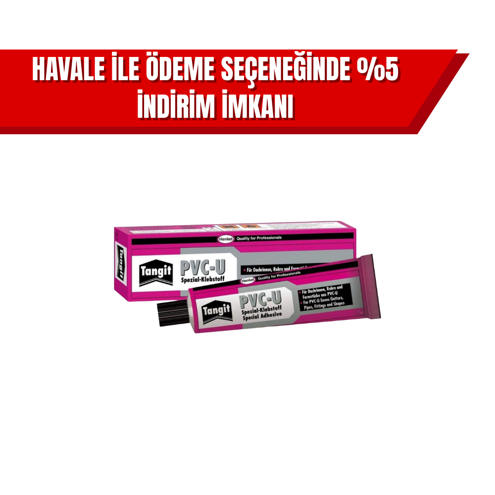 Tangit PVC Boru Yapıştırıcısı 50 gr 1 Koli (60 Adet)