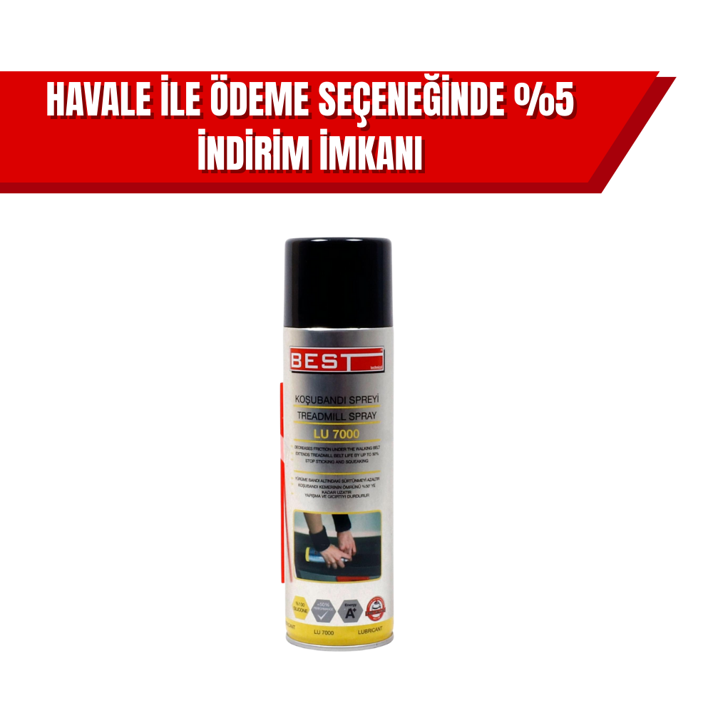 Best Koşu Bandı Silikon Yağlama Spreyi – Sessiz ve Sorunsuz Kullanım İçin Özel Bakım Spreyi 500ml 1 Koli (12 Adet)