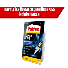 Pattex Ultra Jel – Süper Güçlü, Hızlı ve Kontrollü Yapıştırıcı 1 Koli (16 Adet)