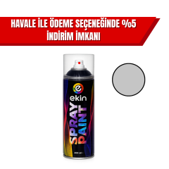 Ekin Metalik Gümüş Gri Sprey Boya – Parlak & Dayanıklı Metalik Kaplama 1 Koli (15 Adet)