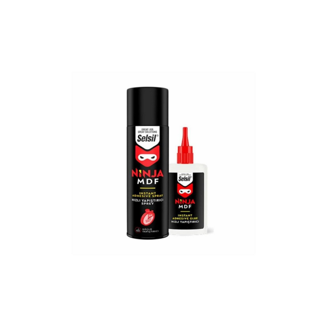 Selsil Ninja Hızlı Yapıştırıcı Sprey 400 ml – Güçlü Çok Amaçlı Profesyonel Yapıştırıcı