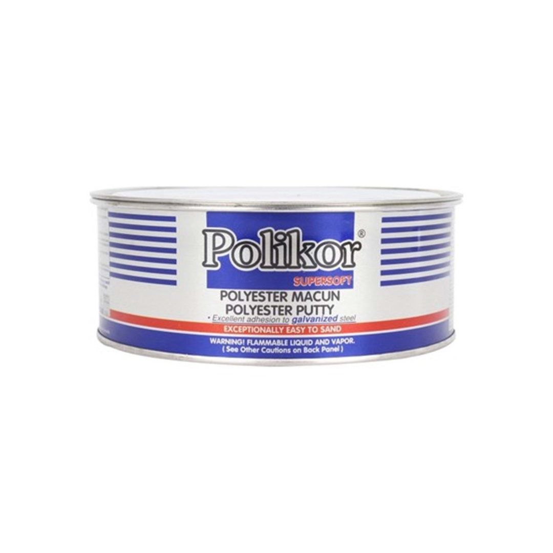 Polikor Çelik Macun 1 Kg – Metal ve Kaporta Yüzeyleri İçin Profesyonel Polyester Dolgu Macunu