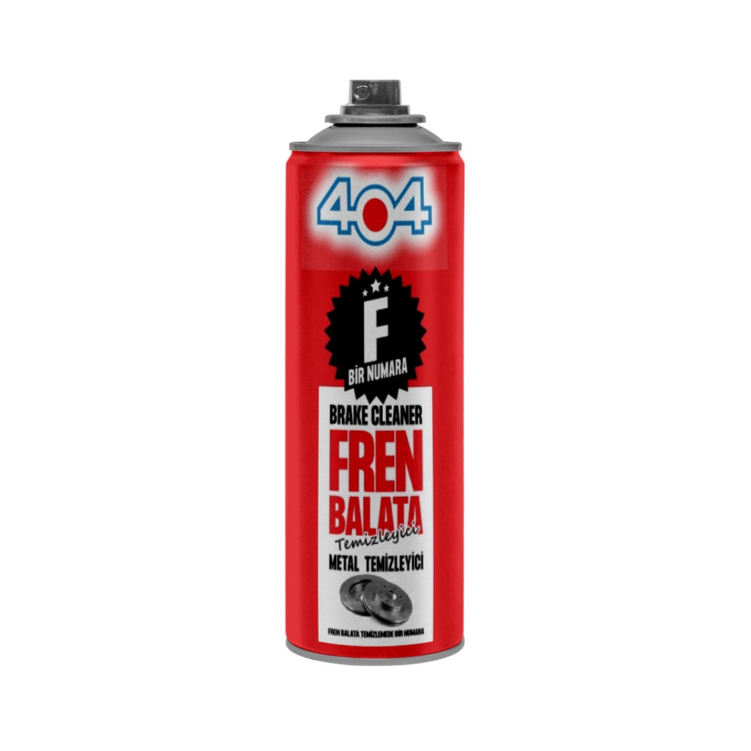 404 Fren Balata Spreyi 500 ML – Güçlü Yağ ve Kir Temizleyici Profesyonel Balata Temizleme Spreyi
