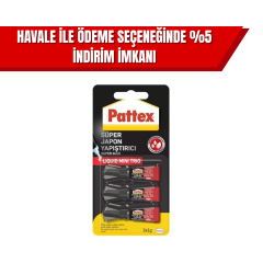 Pattex Mini Trio Japon Yapıştırıcı 3x1 gr | Hızlı Kuruyan Süper Güçlü Anında Yapıştırıcı (12’li Koli)
