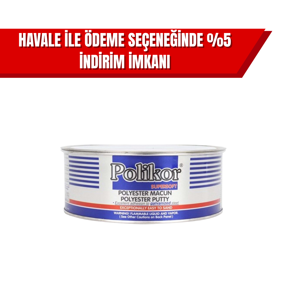 Polikor Çelik Macun 800 gr | Yüksek Mukavemetli Profesyonel Metal Tamir Epoksi Macun (12’li Koli)