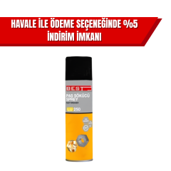 Best LU-250 Pas Sökücü Sprey 250 ml | Güçlü Pas Çözücü ve Yağlayıcı Endüstriyel Sprey (30’lu Koli)
