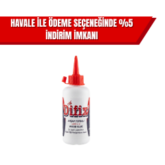 Difix Ahşap Tutkalı 200 gr | Yüksek Mukavemetli Mobilya ve MDF Yapıştırıcı (24’lü Koli)