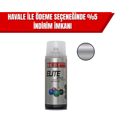 Best Elite Krom Efekt Sprey Boya 400 ml | Parlak Metalik Krom Görünümlü Akrilik Sprey Boya (12'li Koli)